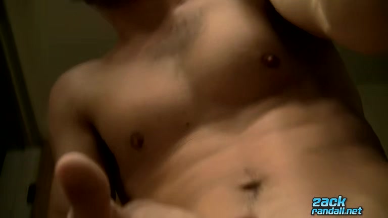 POV Cock Stroking In The Bathroom - Zack Randall