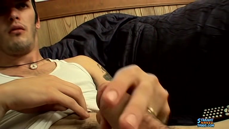 Tattooed RockStar Jerks Off and Cums - Axel