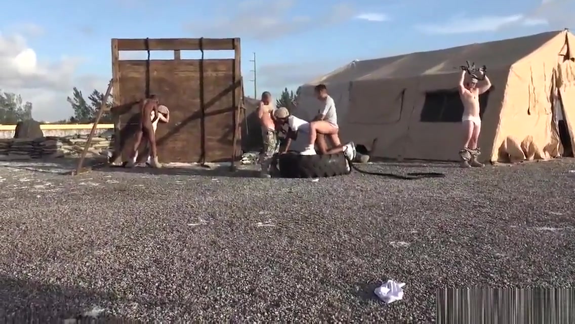 Free army boys cock movie gay Time to deal with the new meat