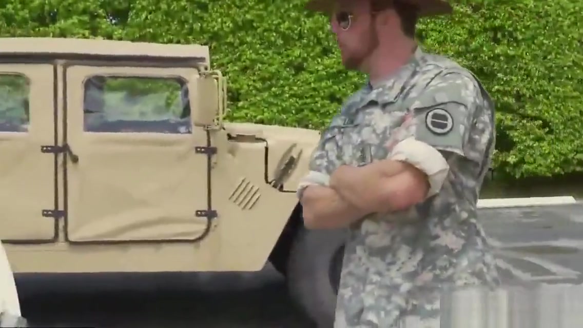 Army teachers teach fucking boy and straight military men with big