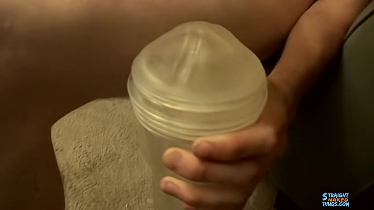 18 Year Old, Cute, Straight Guy Cums in Sex Toy - Money