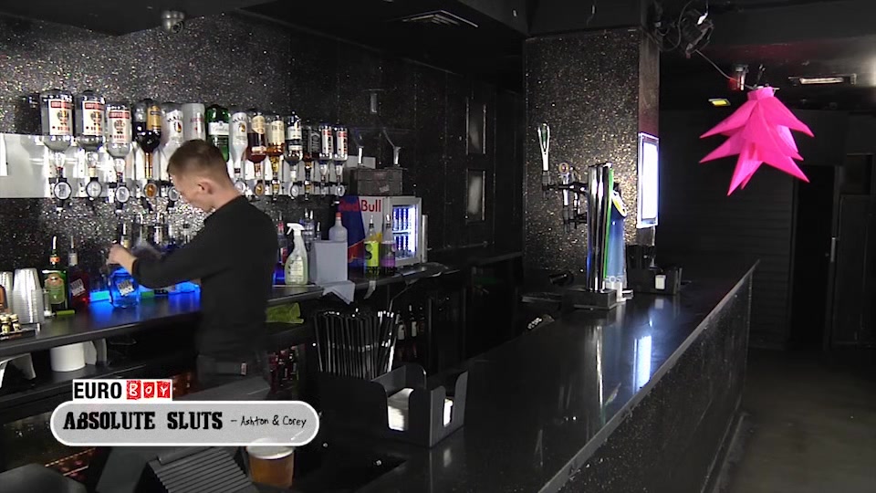 Ashton Fucks Corey In Bar Lounge - Ashton & Corey