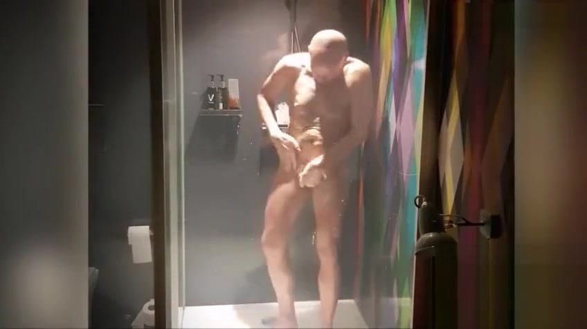 Rainbow Massage Takes A Naked Shower