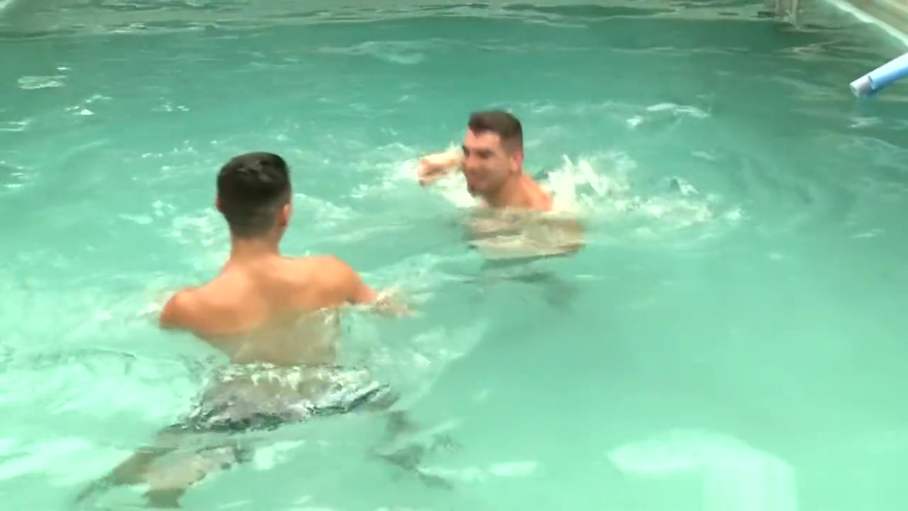 DylanLucas Hot Guys Get Hard in the Pool & Take it Inside