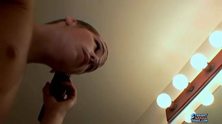 Hot, Young Badboy gets Haircut and Jerks Off - Puppy