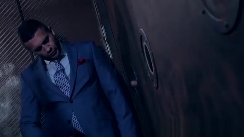 Classy hunk sucks a gloryhole cock before being hammered