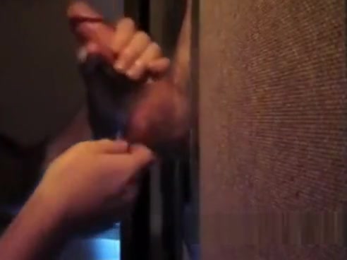 Horny sex clip homo Glory Hole check , it's amazing