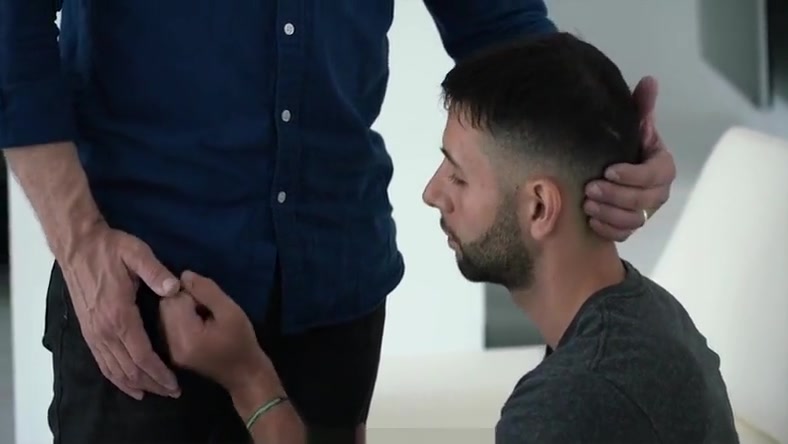 FamilyDick - Young Stepson Sucks His Burly Stepdad Into Orgasmic Ecstasy