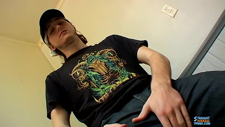Straight Skater Geiser of Cum - Slip