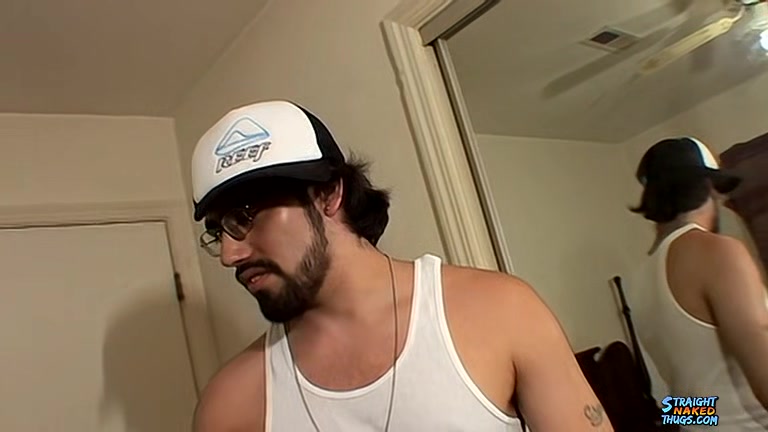 Jerking His Straight Hairy Dick - Spanky