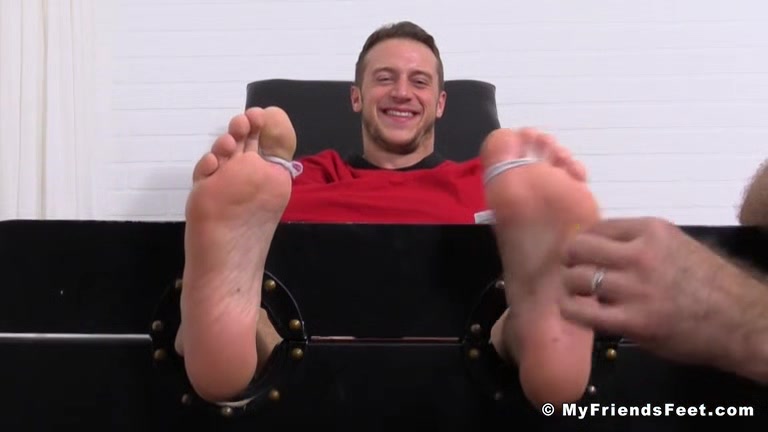 Kenny Tickled In A Straight Jacket and Tickle Chair - Kenny