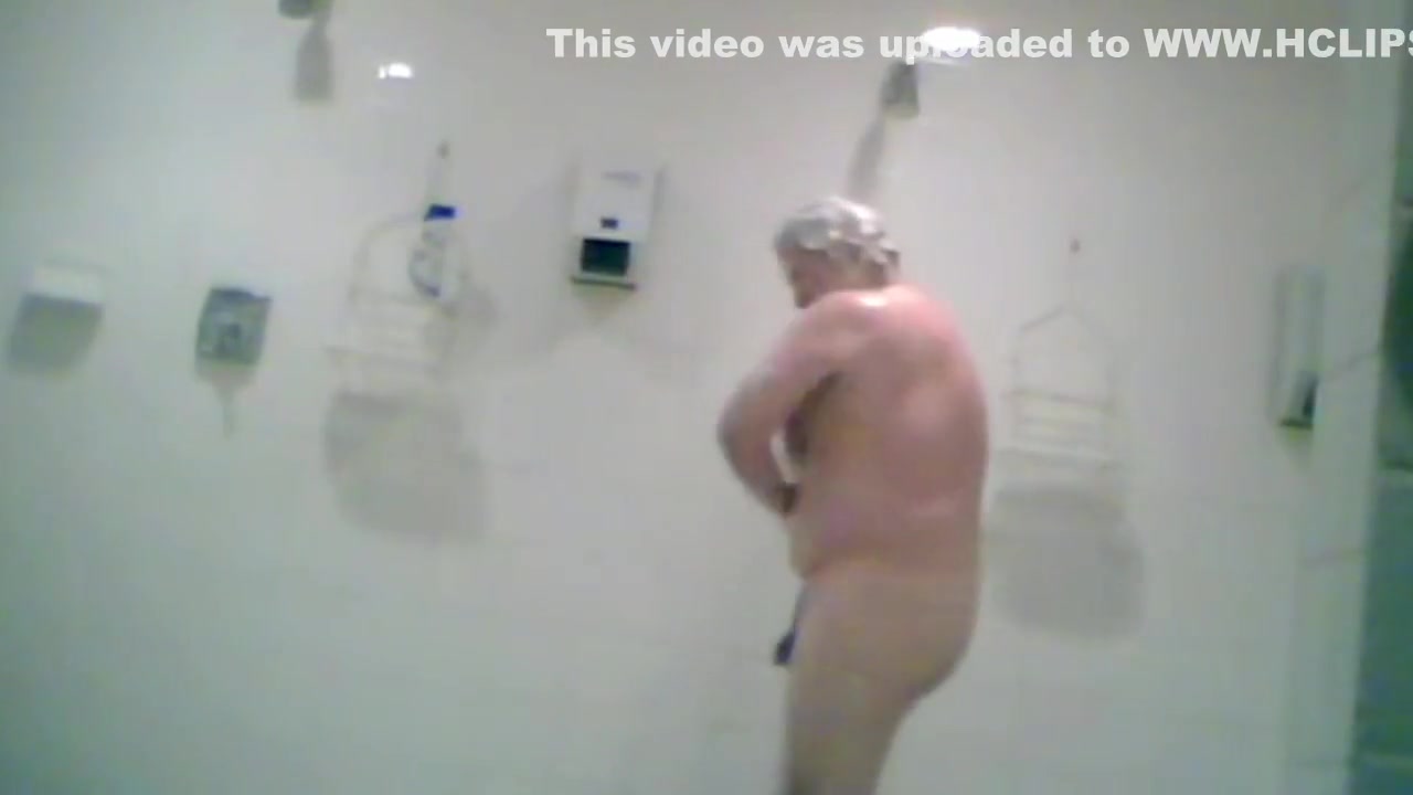 Hot Step dad showering at work