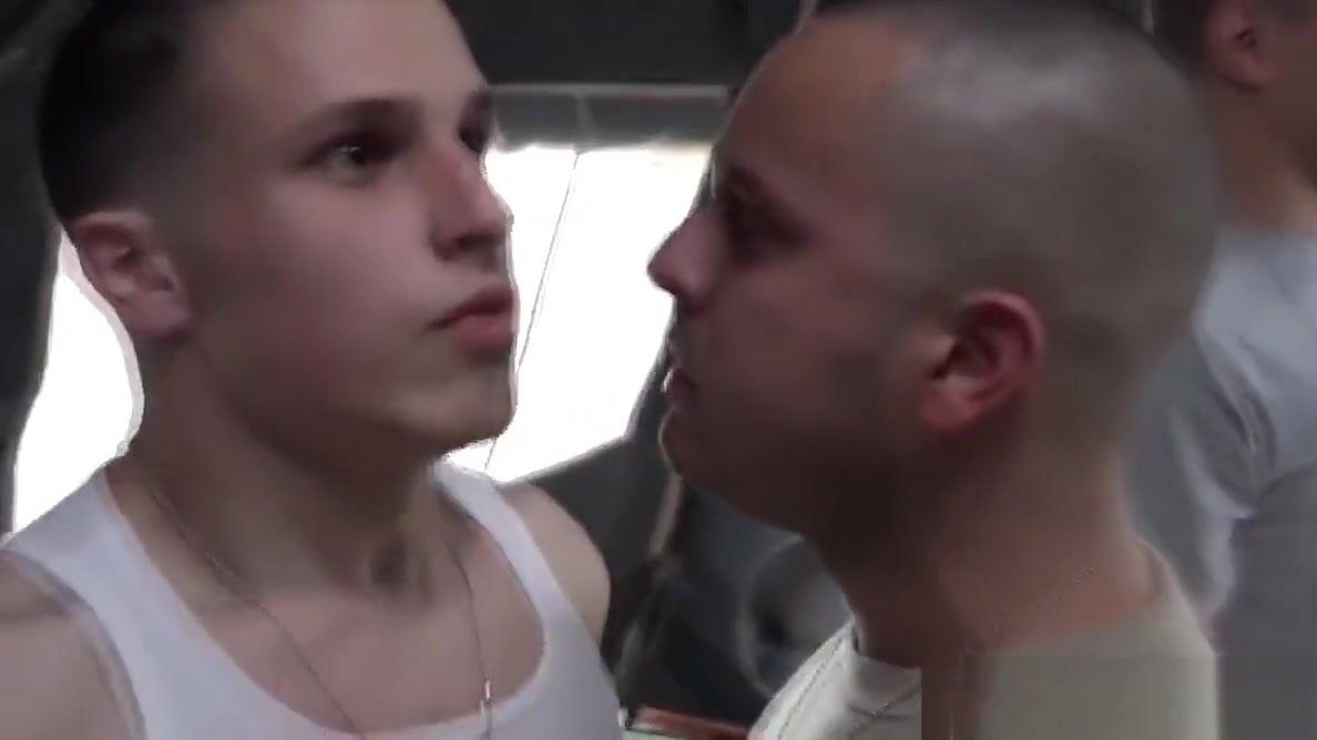 Military twink submitted into bare assfucking
