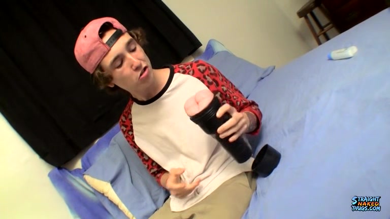 His First Fleshlight Stroke - Sean Johansen