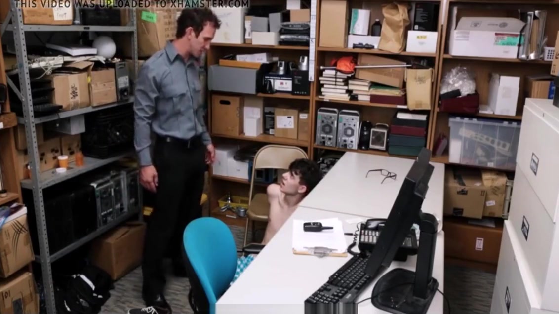 Young Straight Twink Fucked Gay Officer Caught Graffiting