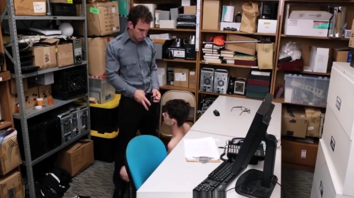 Young Straight Twink Fucked Gay Officer Caught Graffiting