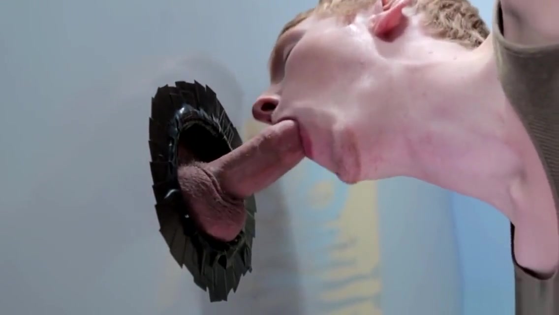 Gloryhole twink sucked off then fucked