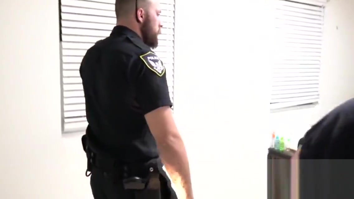 Suspect is pulled out of spa and banged by gay officers