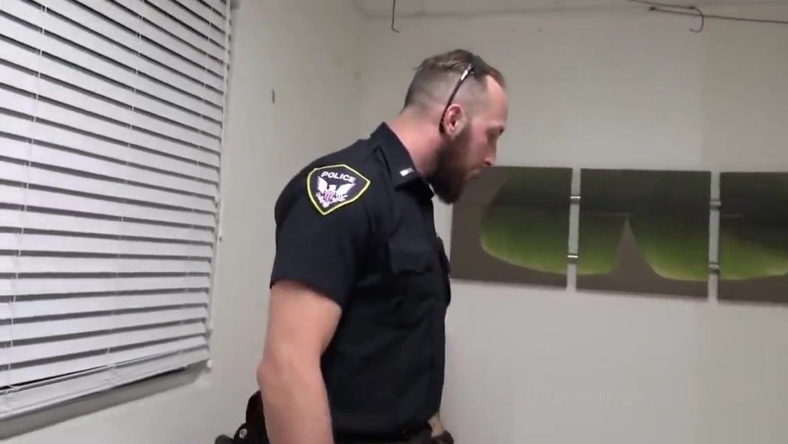 Suspect is pulled out of spa and banged by gay officers