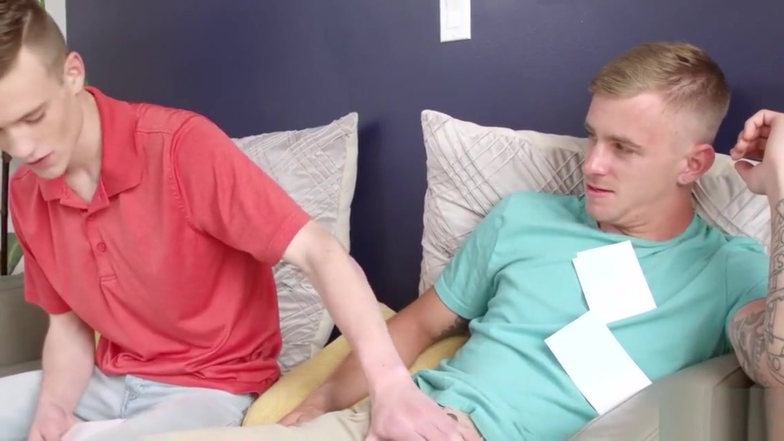 Smooth gay roommates fucking