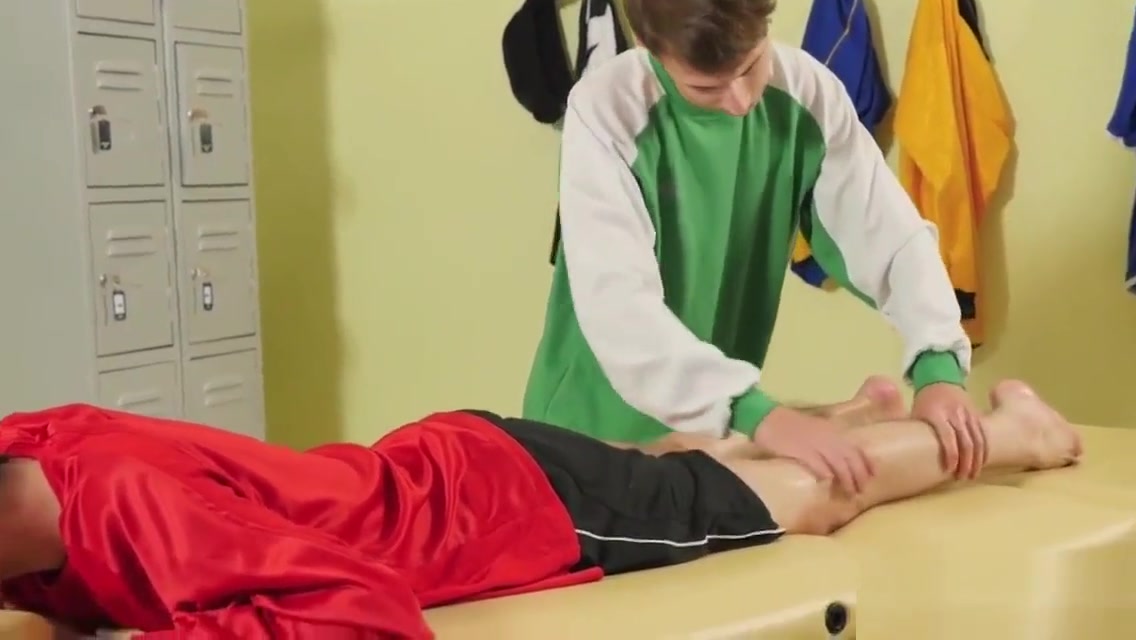 Massaged teen 18+ jerks off