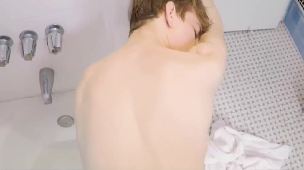 Young Blonde Stepbrother Joins Then Fucked By His Older Stepbrother During A Bath POV