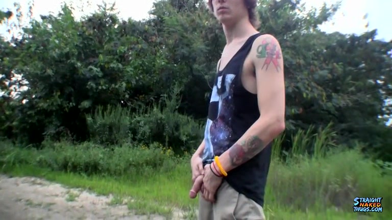 Outdoor Jerking With Str8 Sean - Sean Johansen