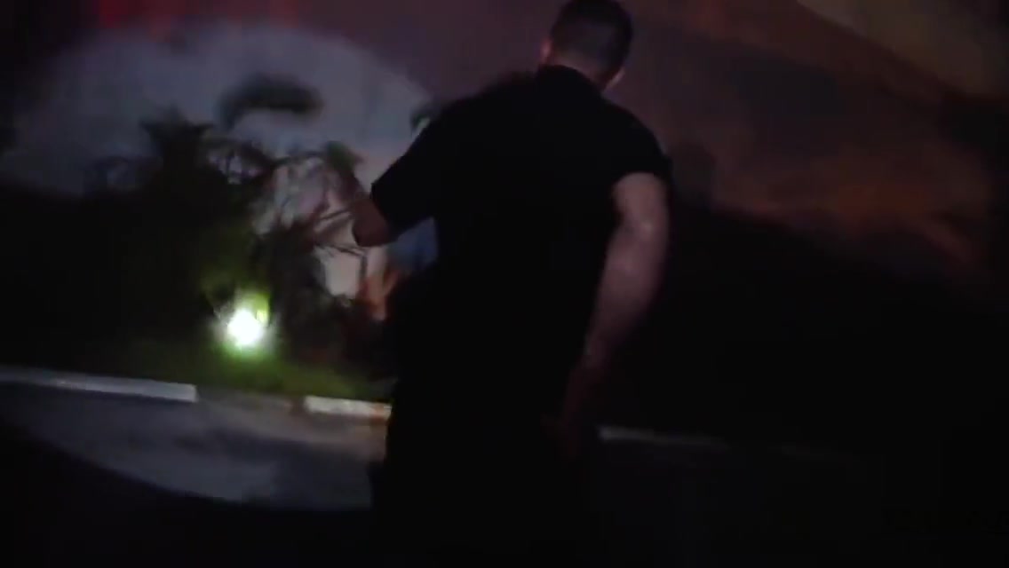 Gay officers chase car thief and make him feed their assholes hard