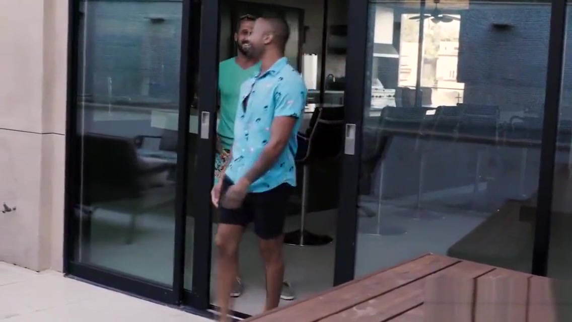 Fucking my new black gay roommate