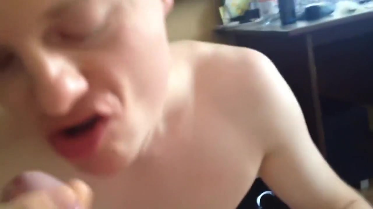 POV homemade gay video. I'm sucking my friend cock.