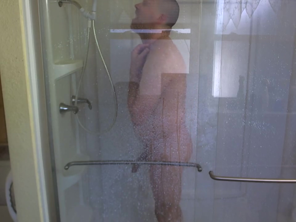 Taking a shower
