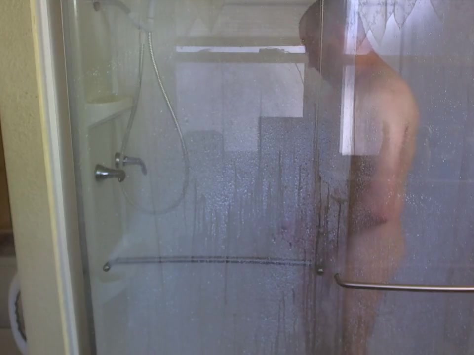 Taking a shower
