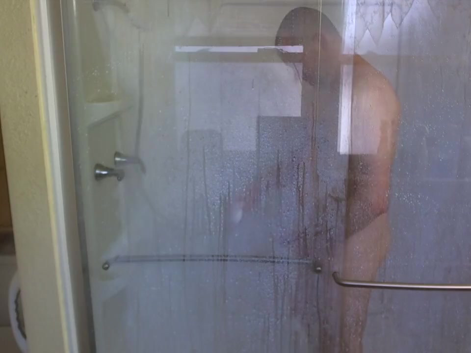 Taking a shower
