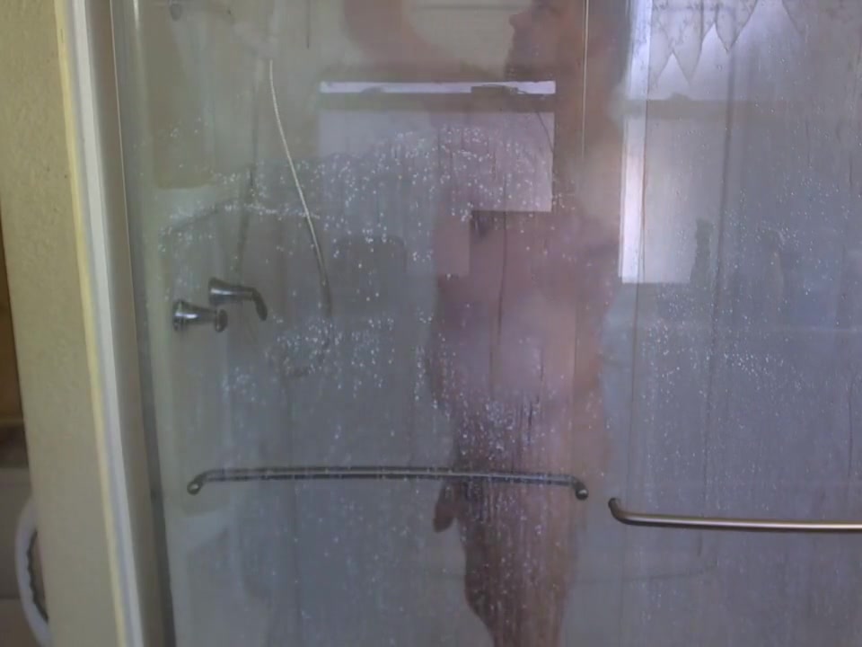 Taking a shower