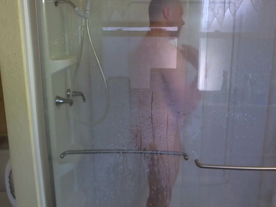 Taking a shower