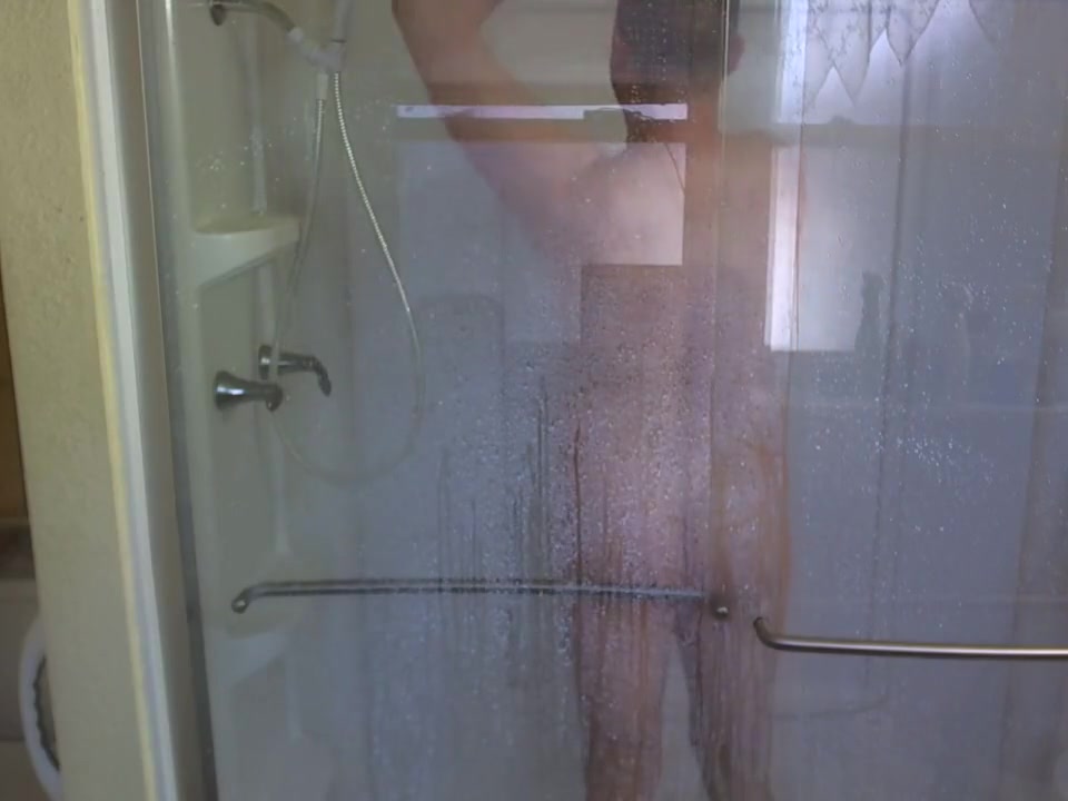 Taking a shower