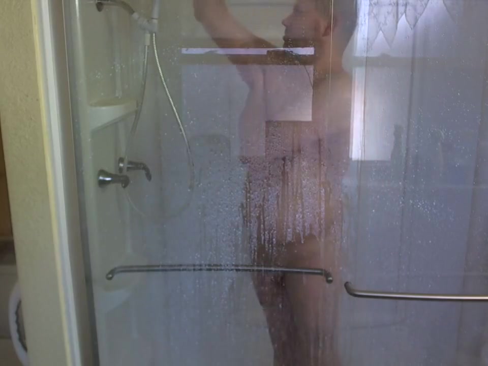 Taking a shower