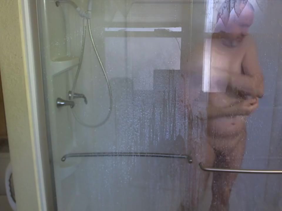 Taking a shower