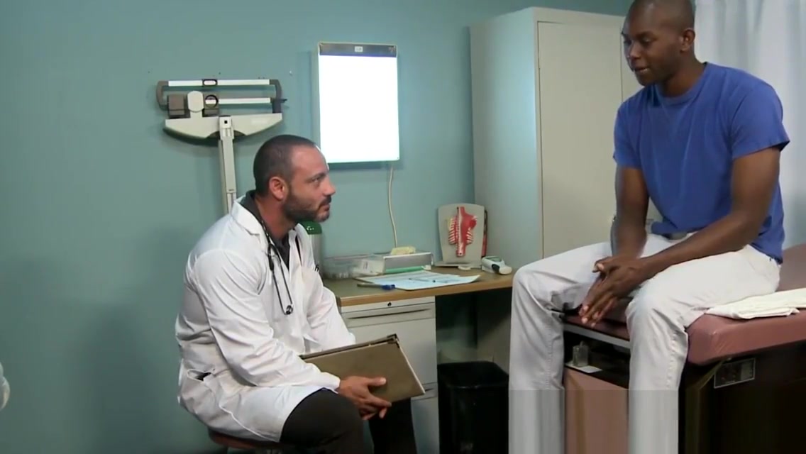 Doctor riding black dong