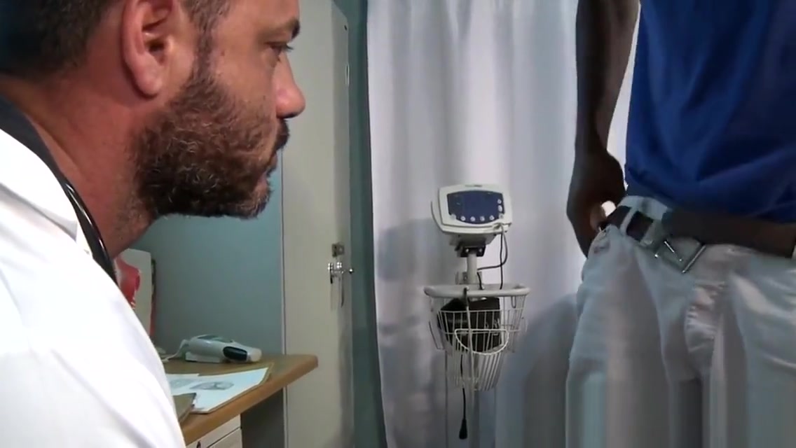 Doctor riding black dong