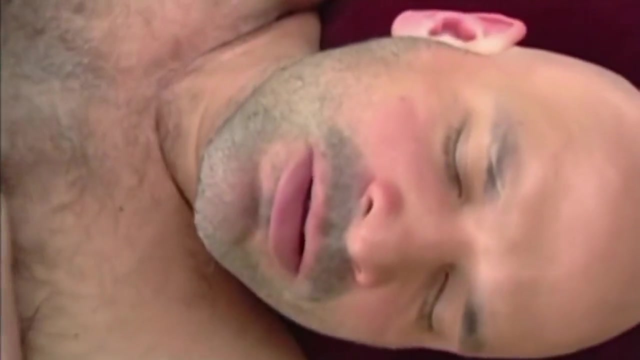 Bald Hairy Italian Straight Guy Gets Blowjob and Massage from Younger Guy