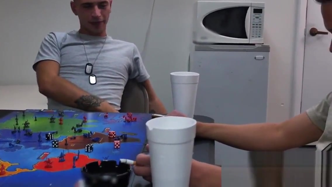 TOUGHING my ARMY friends in the camp BEFORE RIDING their cocks