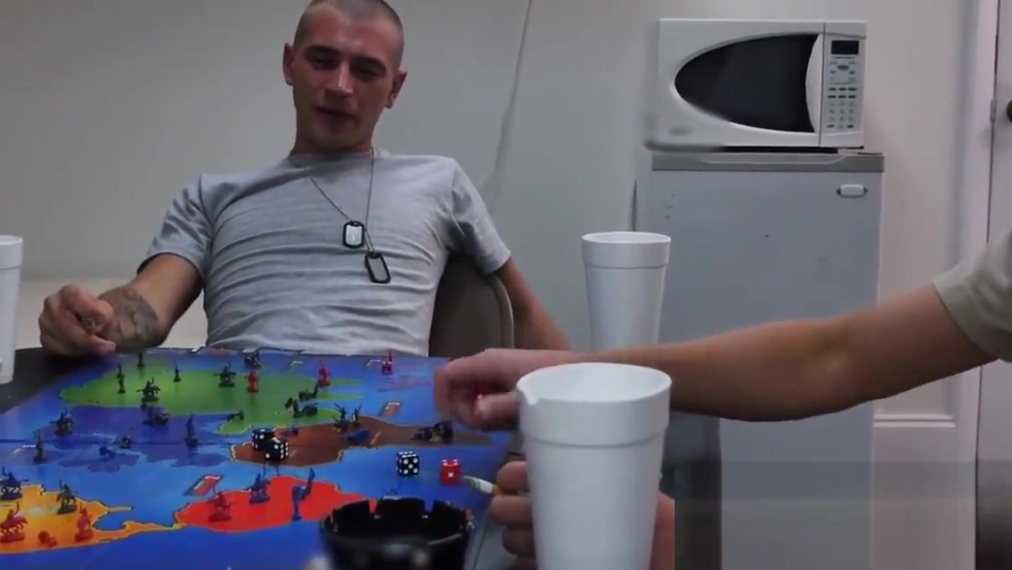 TOUGHING my ARMY friends in the camp BEFORE RIDING their cocks