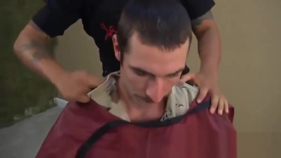 Military haircut and masturbation