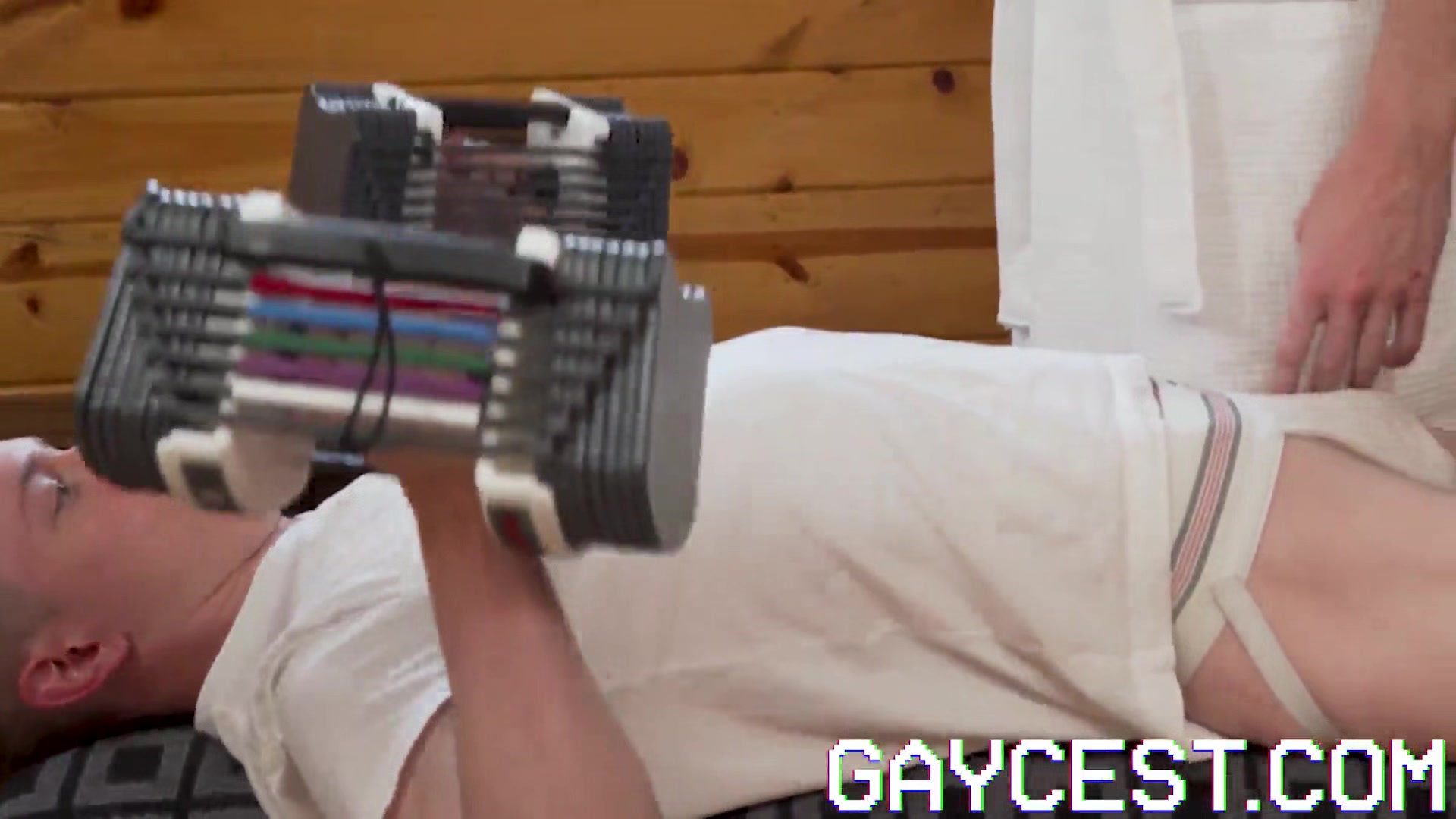 THE DOCTOR'S Step son Tape 10 - Jerking Off with Step dad