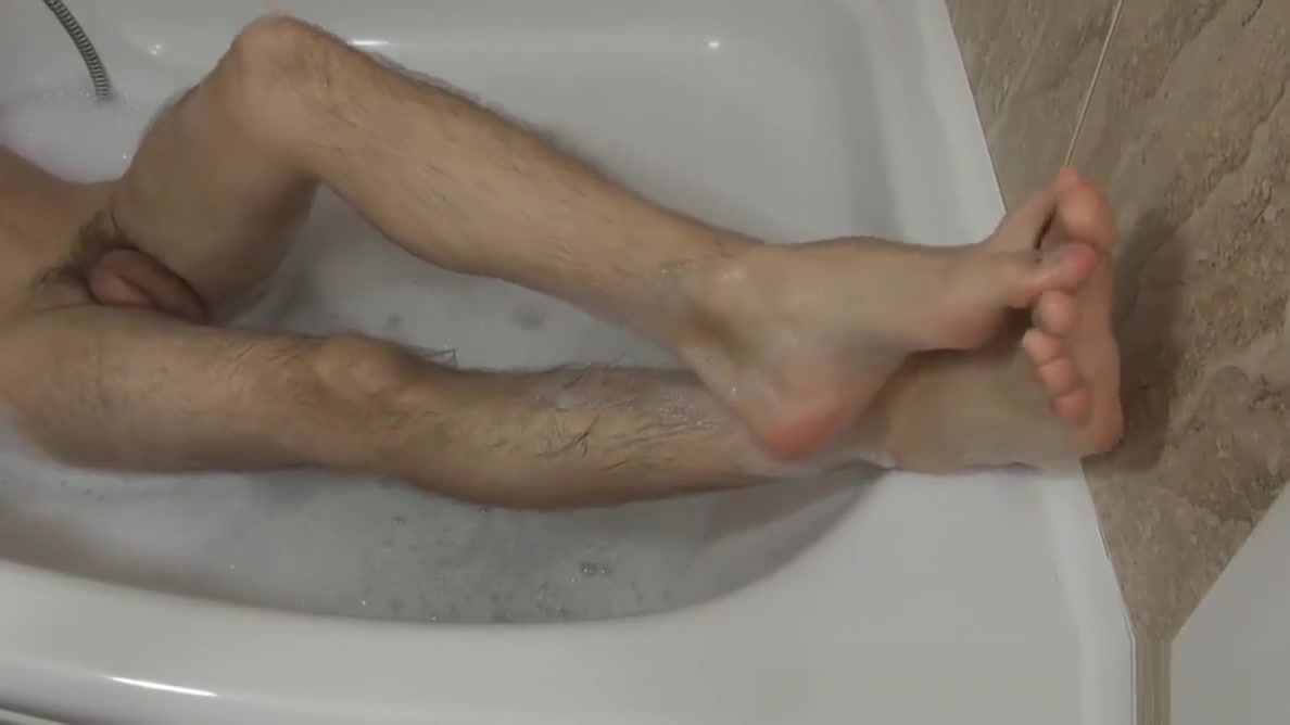 Dan gets in the shower and goes back to caressing his toes