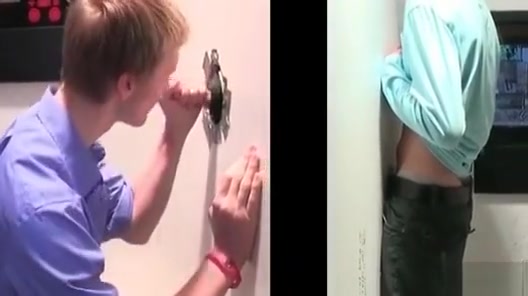 Gloryhole BJ with Sexy gay stud