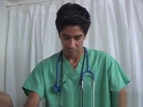 sexy Asian boy with doctor