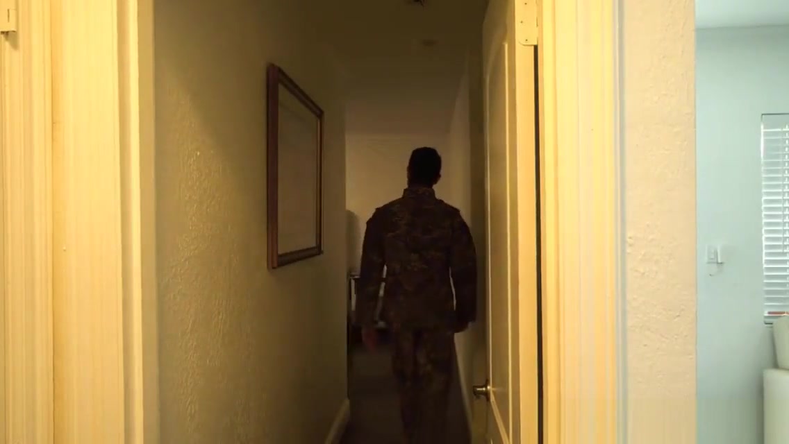 Military Soldier Bareback Fucks Bubble Butt Stepbrother