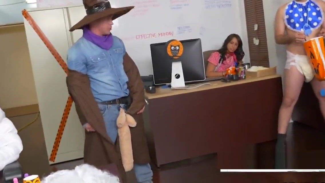 BLACK fake doctor FINGERS coworkers ass in front of the boss